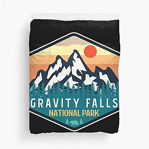 Gravity Falls National Park Duvet Cover