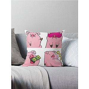 Gravity Falls - Waddles the Pig Throw Pillow