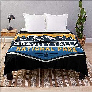 Gravity Falls National Park-Vintage Throw Blanket