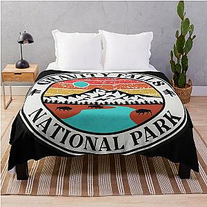 Gravity Falls National Park-Vintage Throw Blanket