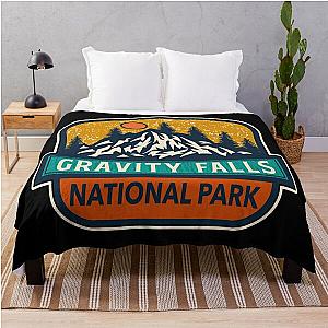 Gravity Falls National Park Throw Blanket