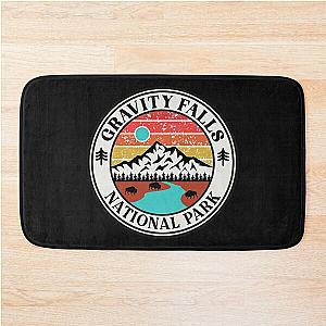 Gravity Falls National Park-Vintage Bath Mat