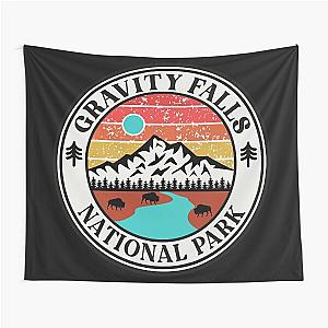 Gravity Falls National Park-Vintage Tapestry