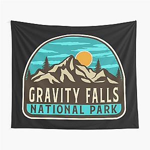 Gravity Falls National Park-Vintage Tapestry