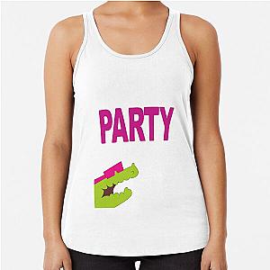 Lee's PARTY gator - Gravity Falls Racerback Tank Top