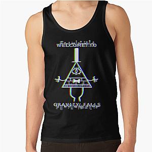 Bill Cipher - Welcome to Gravity Falls - Anaglyph Tank Top