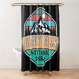 Gravity Falls National Park- Vintage Shower Curtain