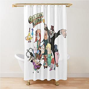 Gravity falls, characters from gravity falls Shower Curtain