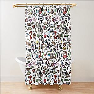 Gravity Falls Pattern Shower Curtain