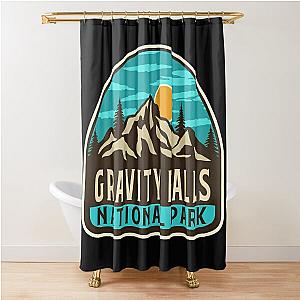 Gravity Falls National Park-Vintage Shower Curtain