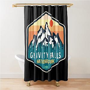 Gravity Falls National Park Shower Curtain