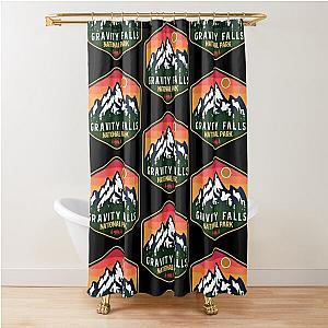 Gravity Falls National Park Shower Curtain