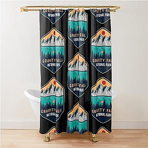 Gravity Falls National Park Shower Curtain