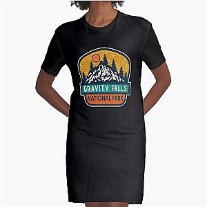 Gravity Falls National Park Graphic T-Shirt Dress