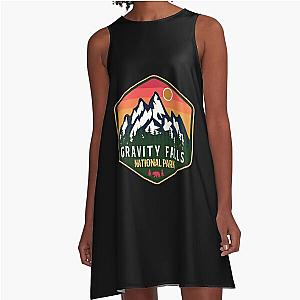 Gravity Falls National Park A-Line Dress