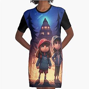 gravity falls 4 Graphic T-Shirt Dress