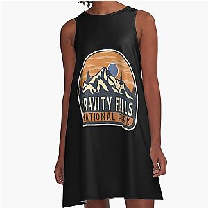 Gravity Falls National Park A-Line Dress