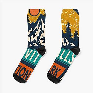 Gravity Falls National Park Socks