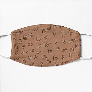 gravity falls pattern Flat Mask