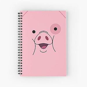 Gravity Falls Waddles Print Spiral Notebook