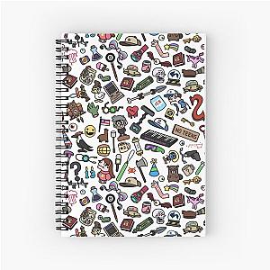 Gravity Falls Pattern Spiral Notebook