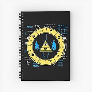 Gravity Falls - Bill Cipher Zodiac Spiral Notebook