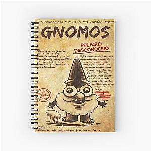 Gravity Falls Gnomes Spiral Notebook