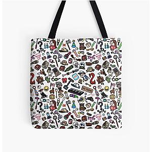 Gravity Falls Pattern All Over Print Tote Bag