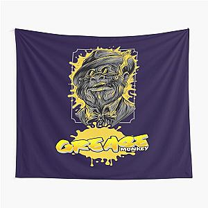Grease Monkey Marijuana Weed Stoned Ape 420 Design Tapestry