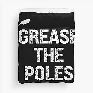 Grease Poles Duvet Cover