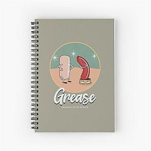 Grease Alternative Movie Poster Spiral Notebook