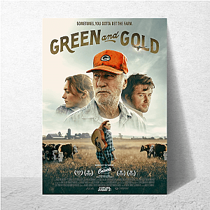 Green and Gold Drama Unfolds Green And Gold Posters