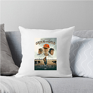 Green and Gold Drama Unfolds Green And Gold Pillows Cover