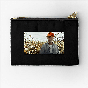 Green and Gold A Legacy Woven Green And Gold Zipper Pouches