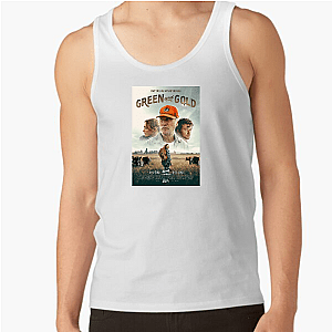 Green and Gold Drama Unfolds Green And Gold Tank Tops
