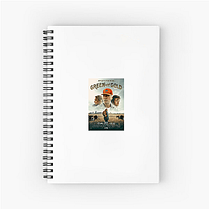Green and Gold Drama Unfolds Green And Gold Notebook