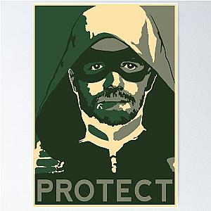 Green Arrow - Protect  Poster