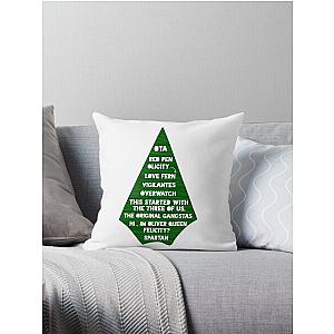 green arrow qoutes Throw Pillow