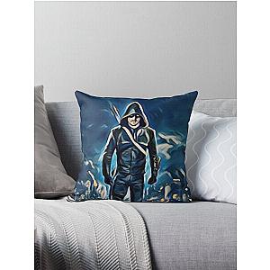 OLIVER GREEN ARROW Throw Pillow