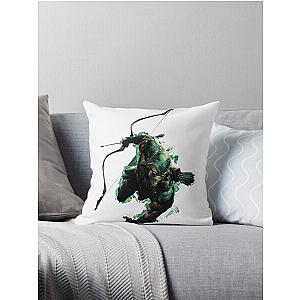 Green Arrow  1 Throw Pillow