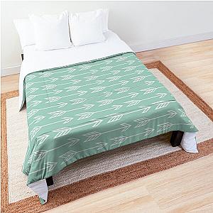 Blue Green Arrows Comforter