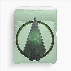 Green Arrow symbol  Duvet Cover