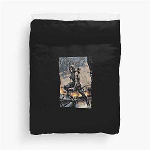 Green Arrow Fire And Rain Duvet Cover