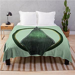 Green Arrow symbol  Throw Blanket