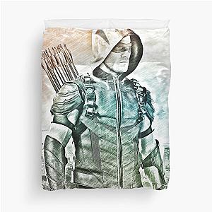 Green Arrow Duvet Cover