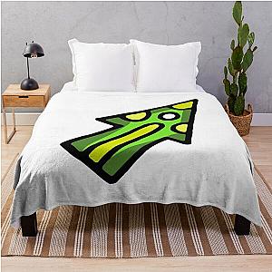 Dynamic Green Arrow Throw Blanket