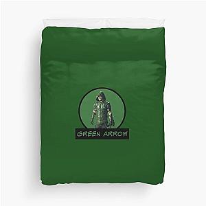 Green Arrow - Oliver Queen - Comic Book Text Duvet Cover