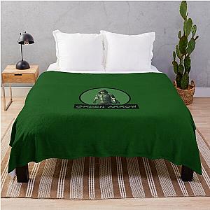 Green Arrow - Oliver Queen - Comic Book Text Throw Blanket