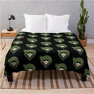 Oliver Queen aka Green Arrow of Arrowverse Location Pin Graphic Icon Throw Blanket