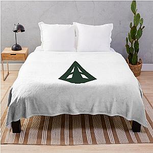 Mia Smoak-Queen's Green Arrow Logo Throw Blanket